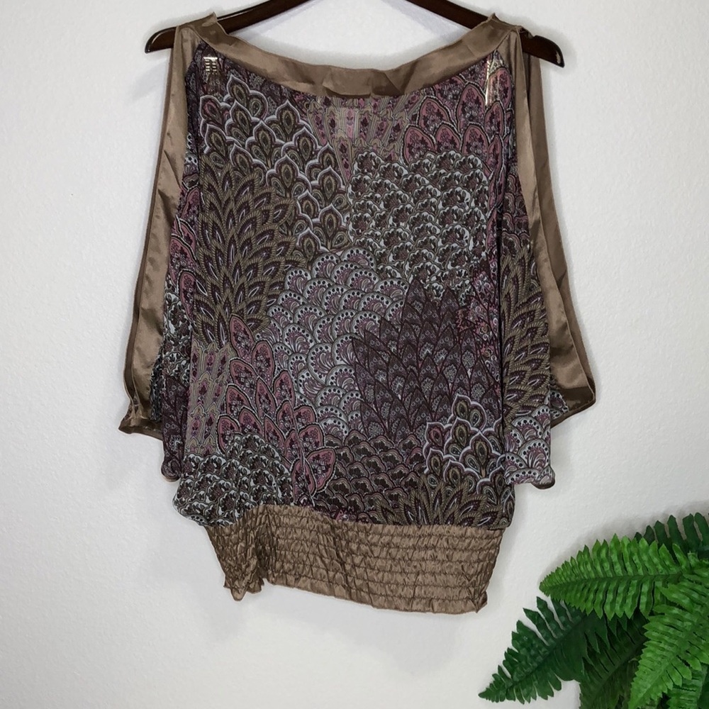 CHARLOTTE RUSSE | Cold Shoulder Blouse | S